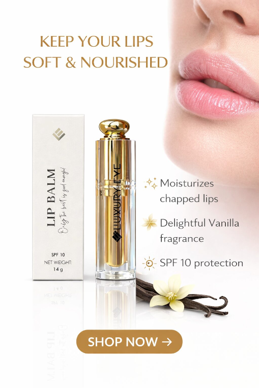 MINI Luxury Vanilla Lip Balm with SPF10 – Hydrating & Protective (1.4g)
