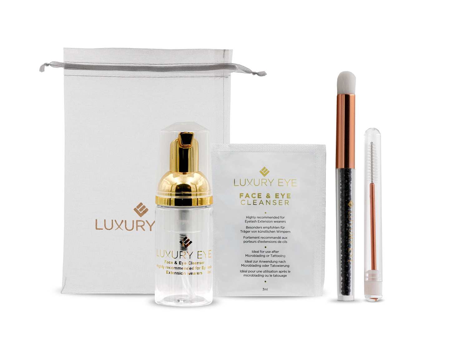 Bộ dụng cụ làm sạch mi – Chăm sóc cần thiết sau khi nối mi