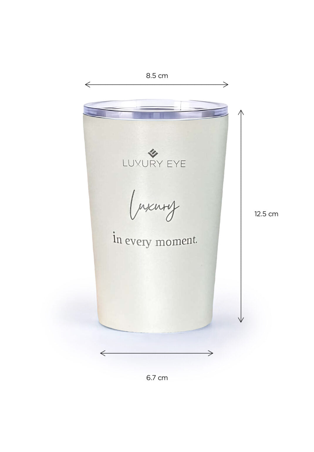 Luxury Stainless Steel Thermo Mug – Beige