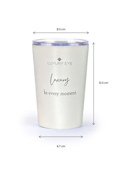 Luxury Stainless Steel Thermo Mug – Beige