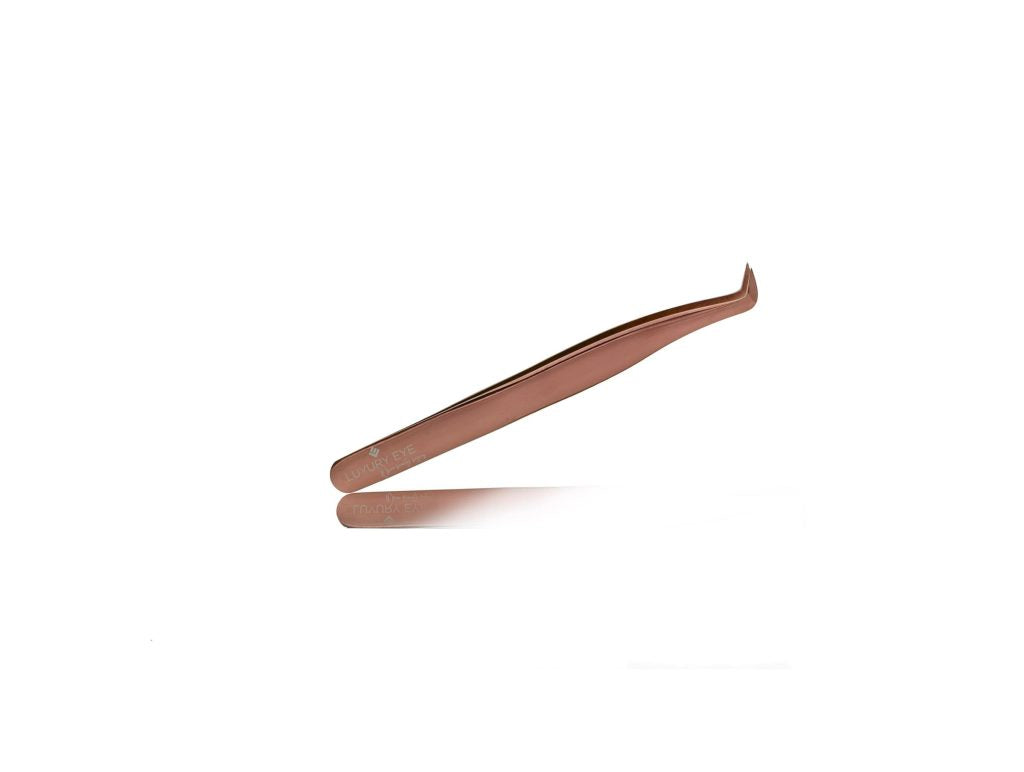 Luxury Eye L-Shape Volume Tweezer – Precision for Lash Perfection