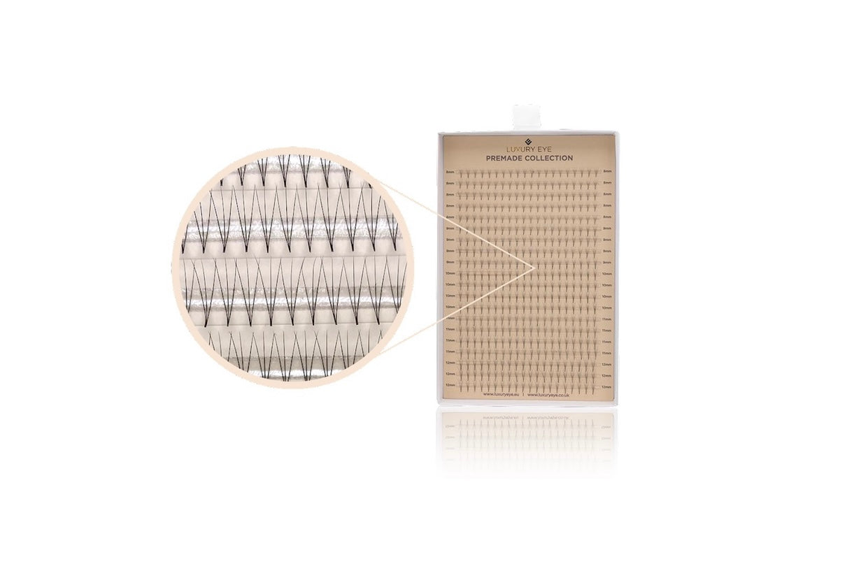 3D Premade Fans – D 0.07 MIXED LENGTHS