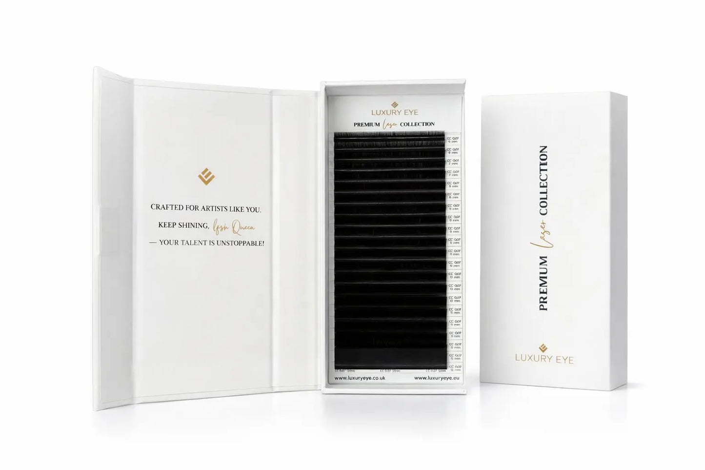 Premium LASER Collection Eyelashes CC 0.07 SINGLE