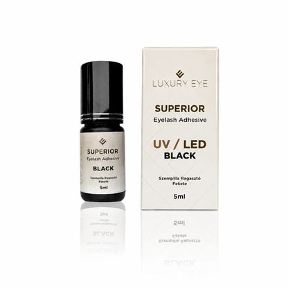 TPO FREE – SUPERIOR UV LED Lash Adhesive 5ml BLACK 1 sec