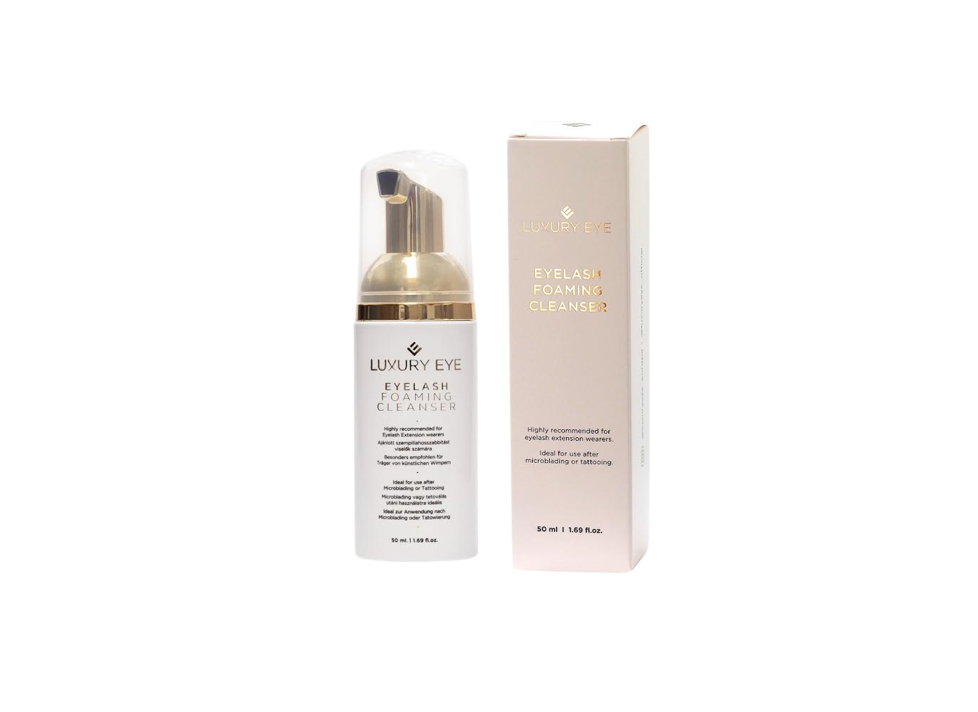 Gentle Eyelash Foam Shampoo Lash Cleanser – 50ml